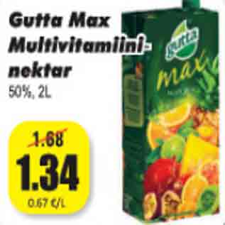 Allahindlus - Gutta Max Multivitamiininektar