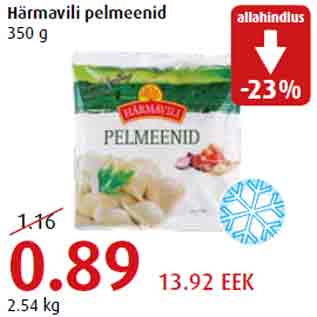 Allahindlus - Härmavili pelmeenid 350 g