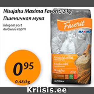 Allahindlus - Nisujahu Maxima Favorit, 2 kg