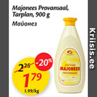 Allahindlus - Majonees Provansaal, Torplan, 900 g