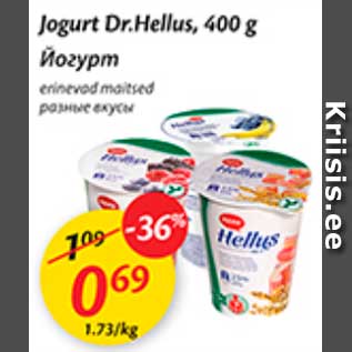 Allahindlus - Jogurt Dr.Hellus, 400 g