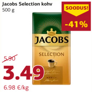 Allahindlus - Jacobs Selection kohv 500 g