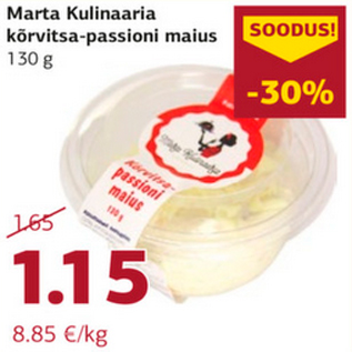 Allahindlus - Marta Kulinaaria kõrvitsa-passioni maius 130 g