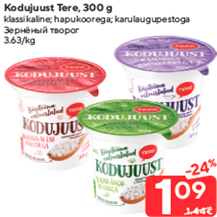 Allahindlus - Kodujuust Tere, 300 g