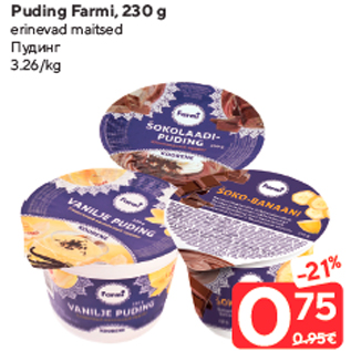 Allahindlus - Puding Farmi, 230 g