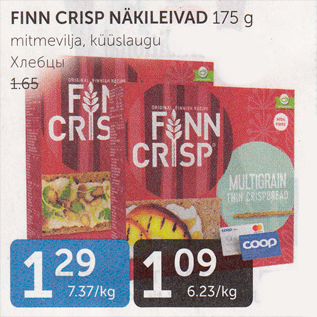 Allahindlus - FINN CRIPS NÄKILEIVAD 175 G