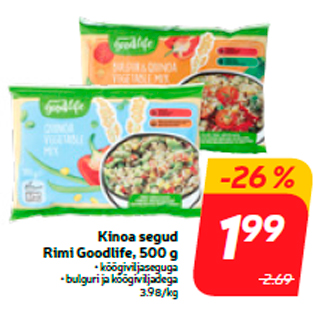 Allahindlus - Kinoa segud Rimi Goodlife, 500 g