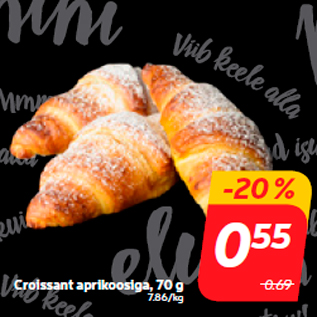 Allahindlus - Croissant aprikoosiga, 70 g