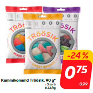 Allahindlus - Kummikommid Tröösik, 90 g*