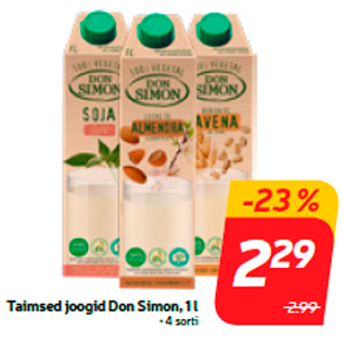 Allahindlus - Taimsed joogid Don Simon, 1 l