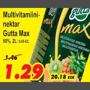 Allahindlus - Multivitamiininektar Gutta Max