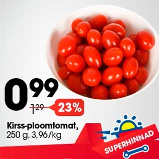 Allahindlus - Kirss-ploomtomat, 250 g