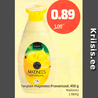 Allahindlus - Tarplan majonees Provansaal, 450 g