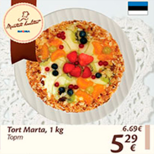 Allahindlus - Tort Marta, 1 kg