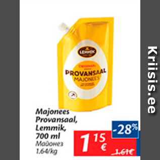 Allahindlus - Majonees Provansaal, 700 ml