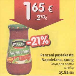 Allahindlus - Panzani pastakaste Napoletana