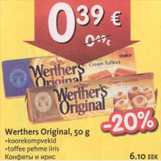 Allahindlus - Werthers Original