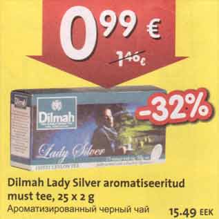 Allahindlus - Dilmah Lady Silver aromatiseeritud must tee