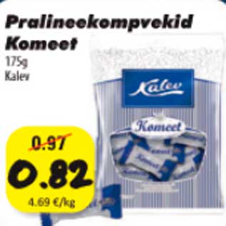 Allahindlus - Pralineekompvekid Komeet 175g Kalev