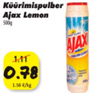 Allahindlus - Küürimispulber Ajax Lemon 500g