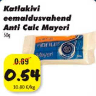 Allahindlus - Katlakivi eemaldusvahend Anti Calc Mayeri 50g