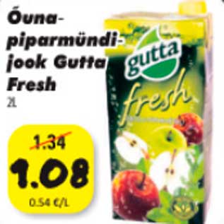 Allahindlus - Õunapiparmündijook Gutta Fresh 2l