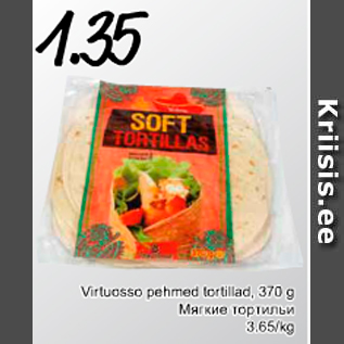 Allahindlus - Virtuosso pehmed tortillad, 370 g