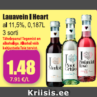 Allahindlus - Lauavein I Heart