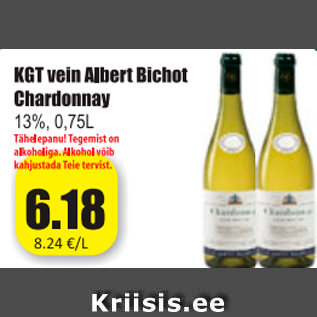 Allahindlus - KGT vein Albert Bichot Chardonnay