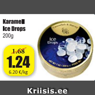 Allahindlus - Karamell Ice Drops 200 g