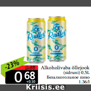 Allahindlus - Alkoholivaba õllejook