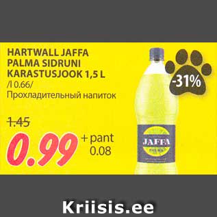 Allahindlus - HARTWALL JAFFA PALMA SIDRUNI KARASTUSJOOK 1,5 L