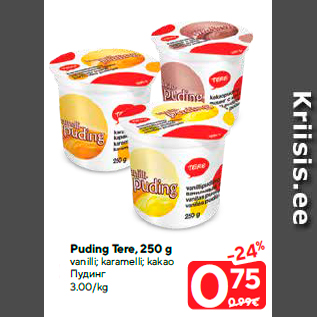 Allahindlus - Puding Tere, 250 g