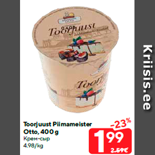 Allahindlus - Toorjuust Piimameister Otto, 400 g