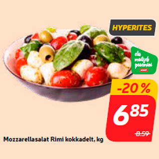 Allahindlus - Mozzarellasalat Rimi kokkadelt, kg