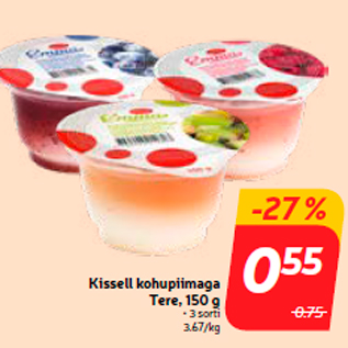 Allahindlus - Kissell kohupiimaga Tere, 150 g