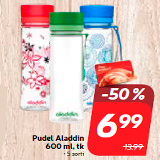 Allahindlus - Pudel Aladdin 600 ml, tk