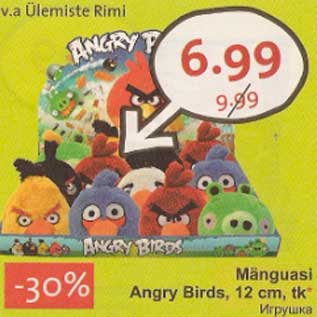 Allahindlus - Mänguasi Angry Birds