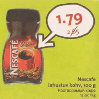 Allahindlus - Nescafe lahustuv kohv