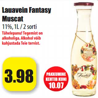 Allahindlus - Lauavein Fantasy Muscat