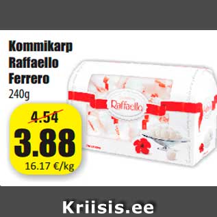 Allahindlus - Kommikarp Raffaello Ferrero 240g