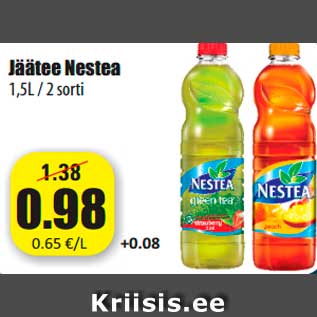 Allahindlus - Jäätee Nestea