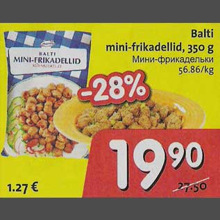 Allahindlus - Balti mini-frikadellid