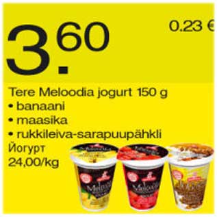 Allahindlus - Tere Meloodia jogurt