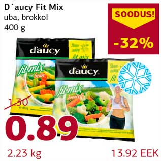 Allahindlus - D´aucy Fit Mix uba, brokkol 400 g