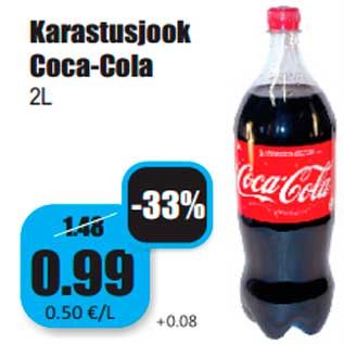 Allahindlus - Karastusjook Coca-Cola 2L