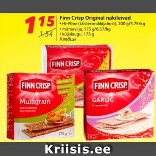 Allahindlus - Finn Crisp Original näkileivad