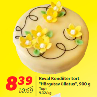 Allahindlus - Reval Kondiiter tort "Hõrgutav üllatus", 900 g