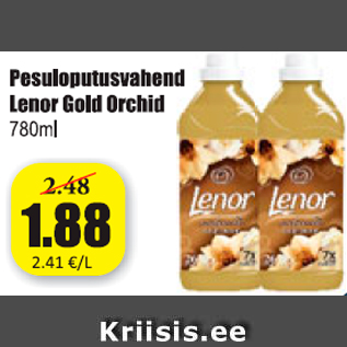 Allahindlus - Pesuloputusvahend Lenor Gold Orchid 780 ml