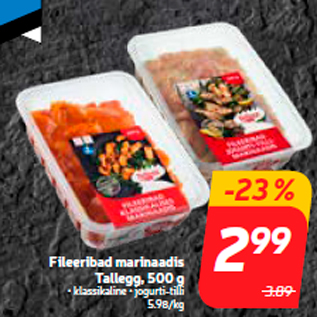 Allahindlus - Fileeribad marinaadis Tallegg, 500 g